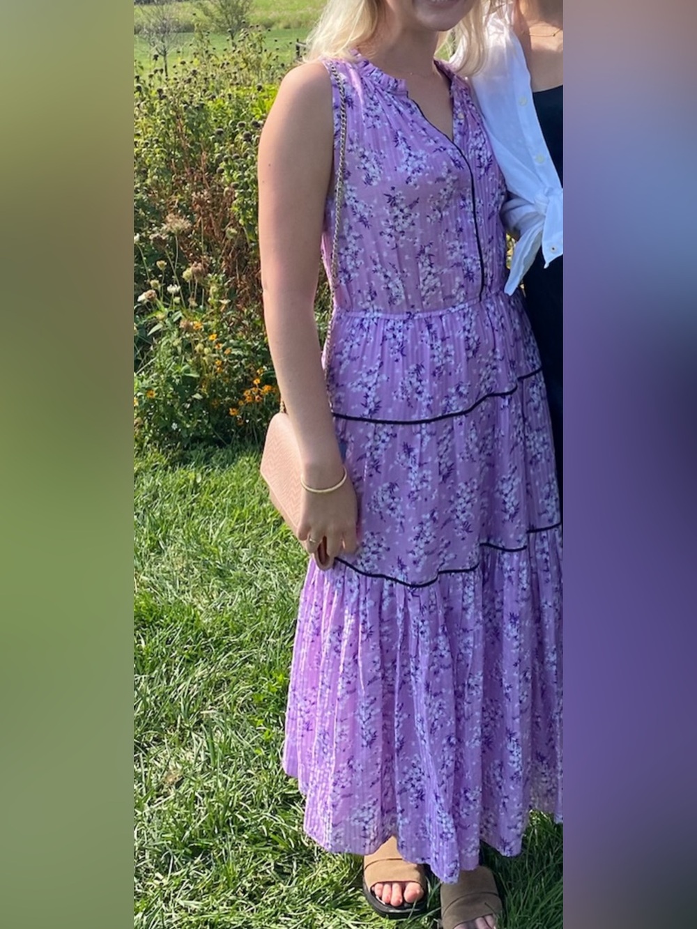 Ulla Johnson Floral Tiered Midi Dress